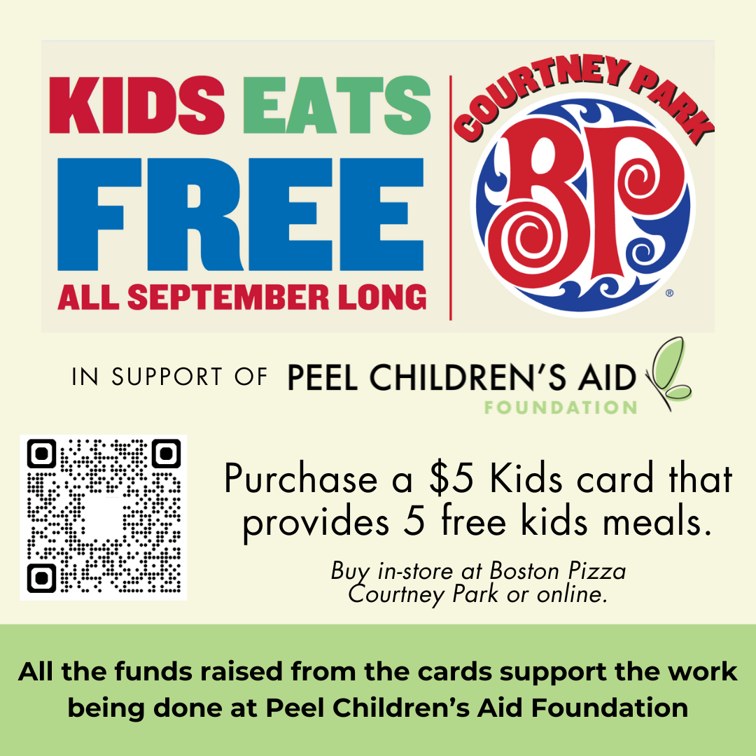 Boston Pizza Kids Cards - Peel CAF